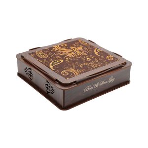 Square Wooden Box with Termeh 300gr