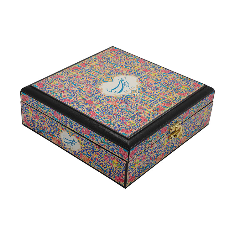 Decoupage-wooden-box جعبه چوبی دکوپاژ