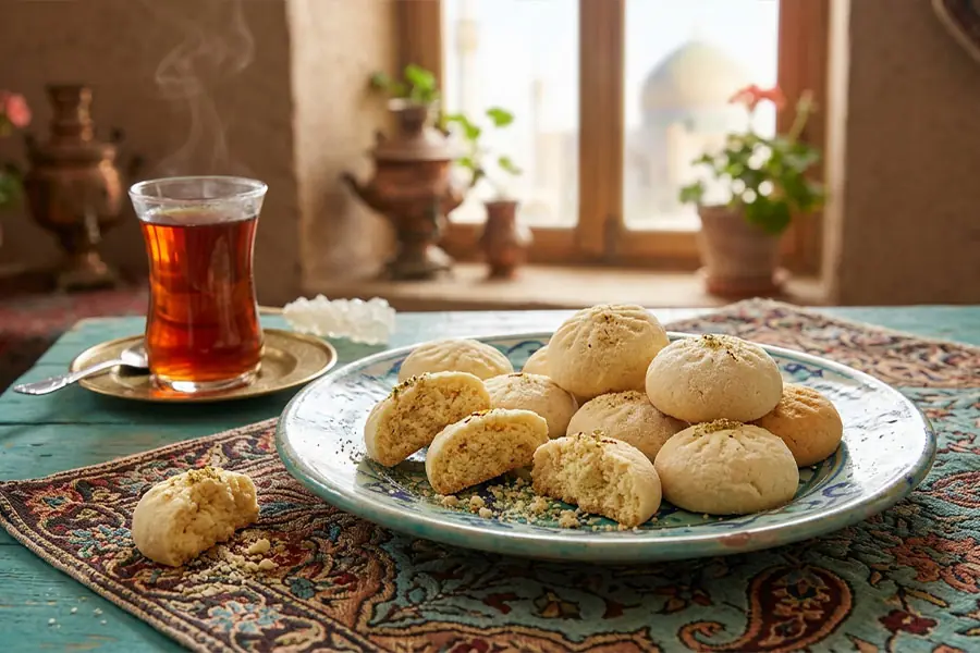 شیرینی کرکی؛ عطر هل و شیرینی یک عصر آرام