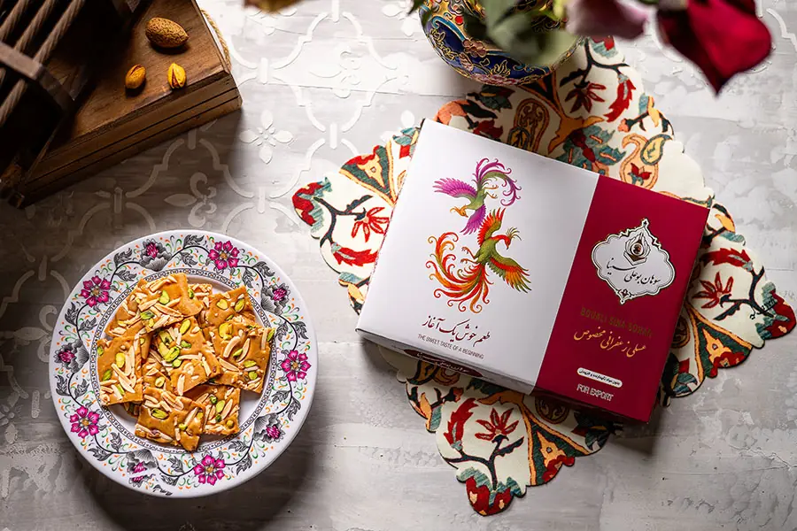 سوهان عسلی اصفهان؛ ترد و خوش عطر، درست کنار یک فنجان چای